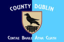Flag of County Dublin is one of the thirty-two traditional counties of Ireland. Vector illustration Copyright: dique