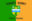 Flag of County Kerry is a county in Ireland. It is located in the South-West Region and forms part of the province of Munster. Vector illustration
