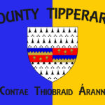 Flag of County Tipperary is a county in Ireland. It is located in the province of Munster. Vector illustration Copyright: dique